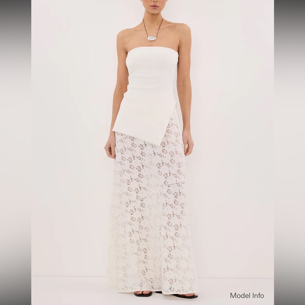 DISSH Loula White Lace Skirt